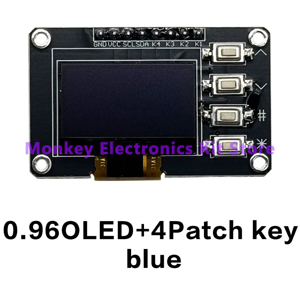 TFT OLED Display Module 0.96"–2.4" LCD + EC11 Rotary Encoder IIC LCD OLED Display Module Axl 0.96 blue