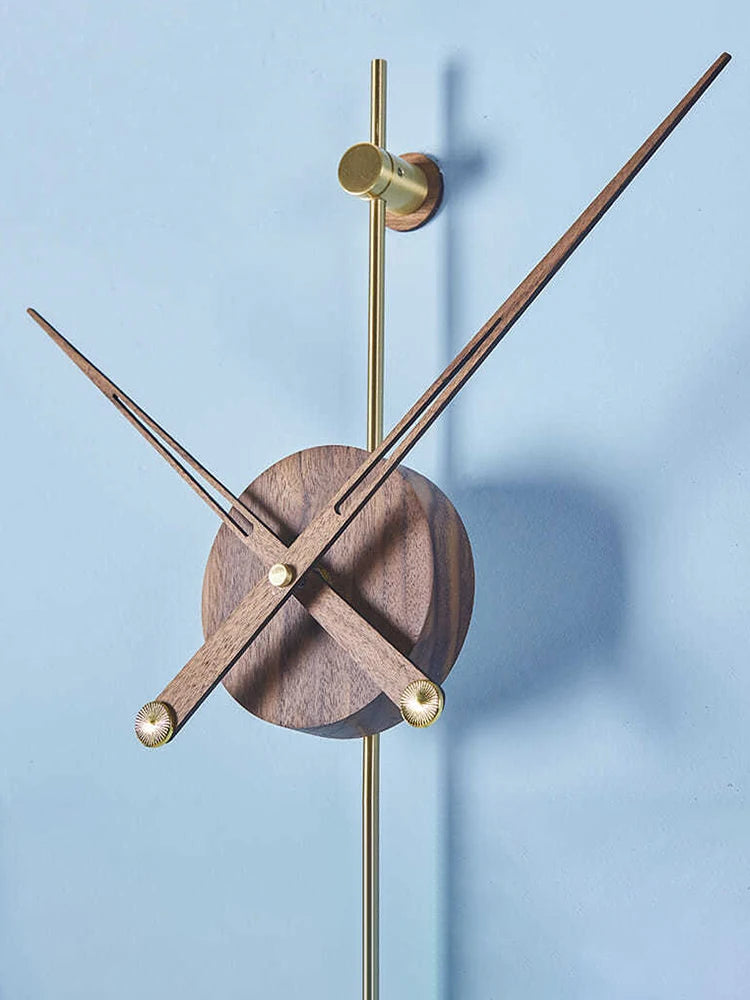 Large Modern Nordic Wall Clock – Silent Minimalist Luxury Decor Wall Clock Axl