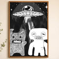 Fuggler Character PVC Wall Poster – Peel & Stick HD Art Wall Poster Axl White01 15X20cmNoframe