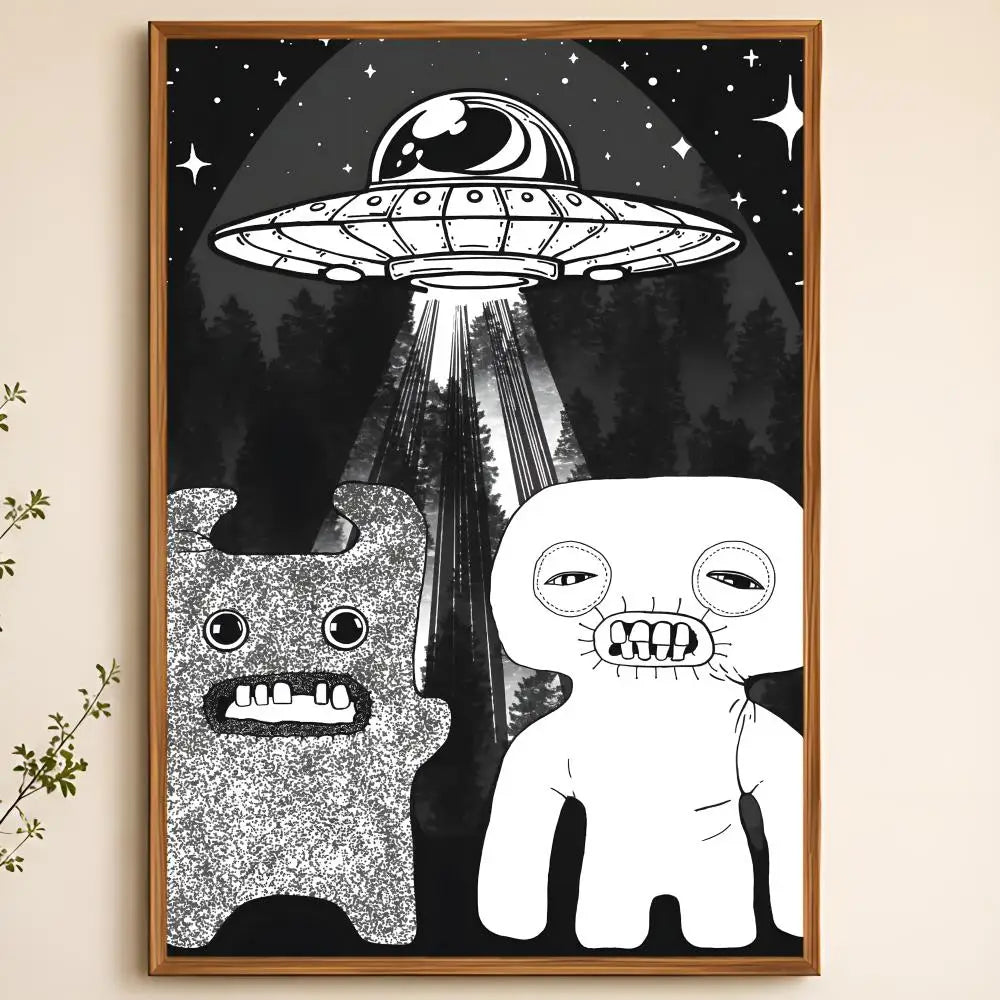 Fuggler Character PVC Wall Poster – Peel & Stick HD Art Wall Poster Axl White01 15X20cmNoframe