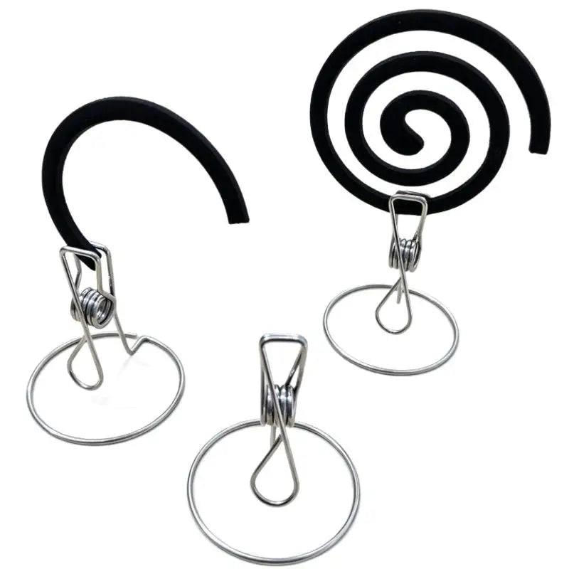 Stainless Steel Mosquito Coil Clip – Portable Home & Camping Mosquito Coil Holder Axl