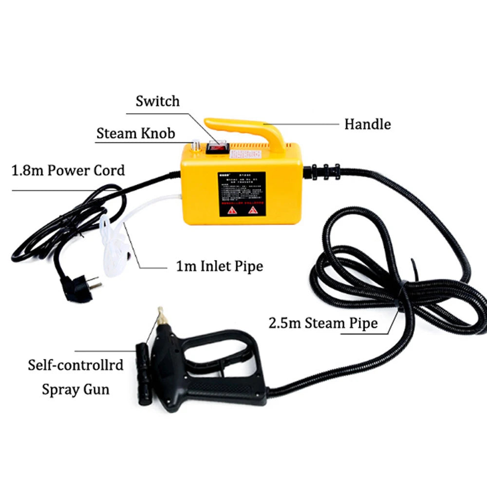 BALASHOV 2600W High-Temp Steam Cleaner – Kitchen, AC & Home Steam Cleaner Axl