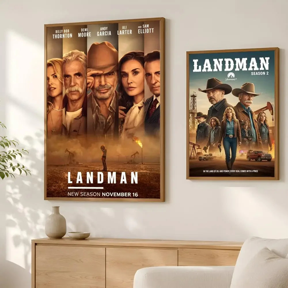 Landman TV Show Self-Stick HD Wall Poster – Waterproof Decor Wall Art Poster Axl