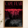 Cape Fear Movie Poster – Self-Adhesive HD Wall Art Decor Movie Wall Poster Axl White11 30X40cmNoframe