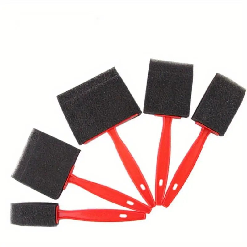 5-Piece Foam Sponge Paint Brush Set – Kids DIY Craft Art Tools Foam Sponge Brush Set Axl