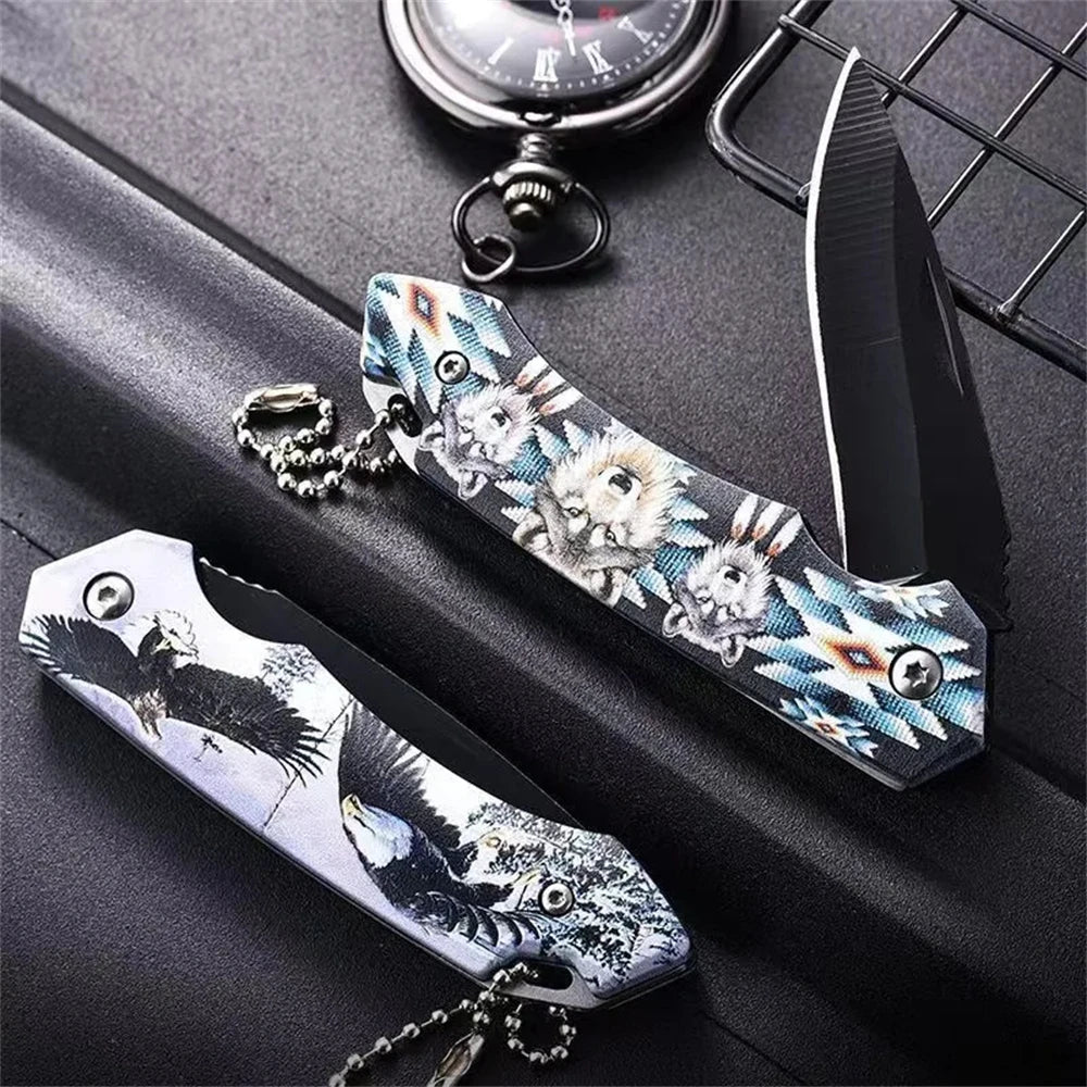 Folding Paring Knife – Stainless Steel Pocket Utility Knife Folding Pocket Knife Axl