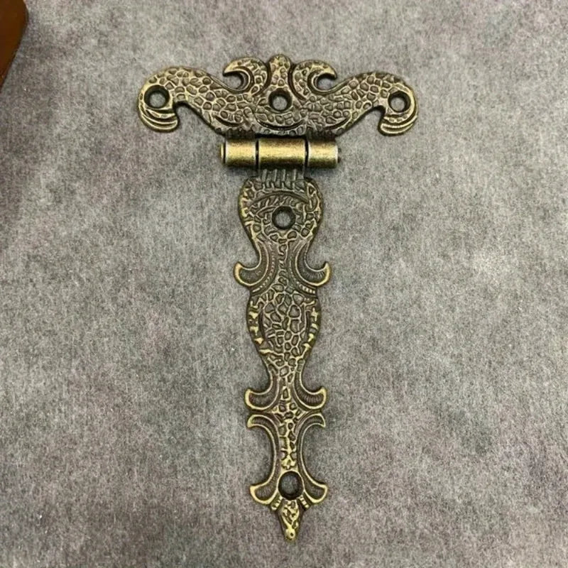 Vintage Brass Butt Hinges for Jewelry Box & Cabinet (2 Pcs) Decorative Cabinet Hinges Axl