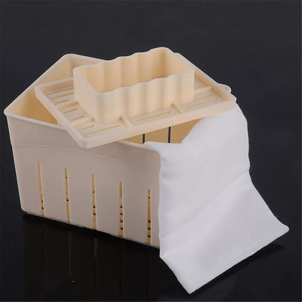 Tofu Maker Press Mold Kit with Cheesecloth – DIY Soy Mould Tofu Press Mold Kit Axl