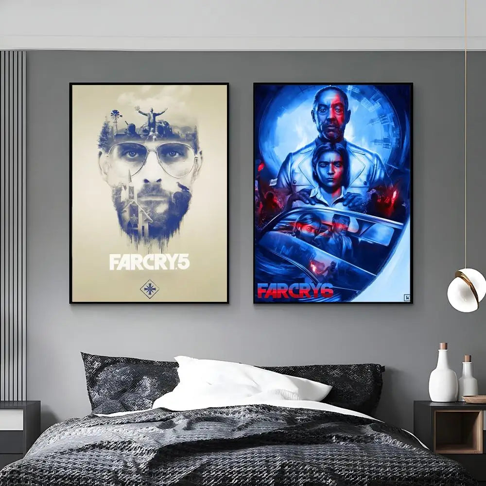 Far Cry Game Poster – HD Waterproof Wall Art Print Gaming Wall Poster Axl