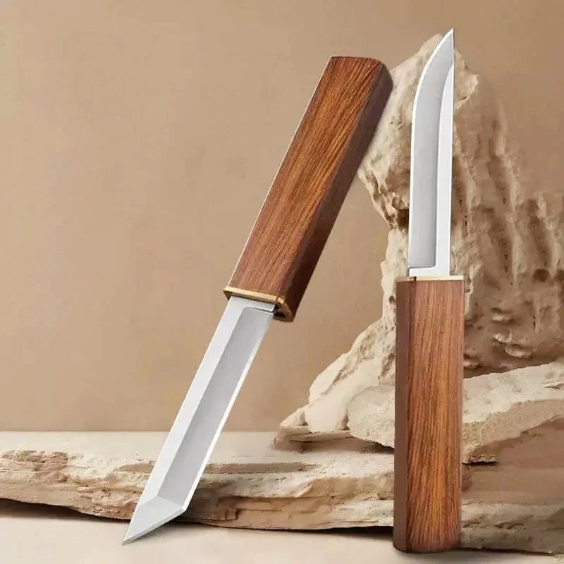 2-in-1 Stainless Steel Paring Knife – Ultra Sharp Fruit Knife Paring Knife Axl
