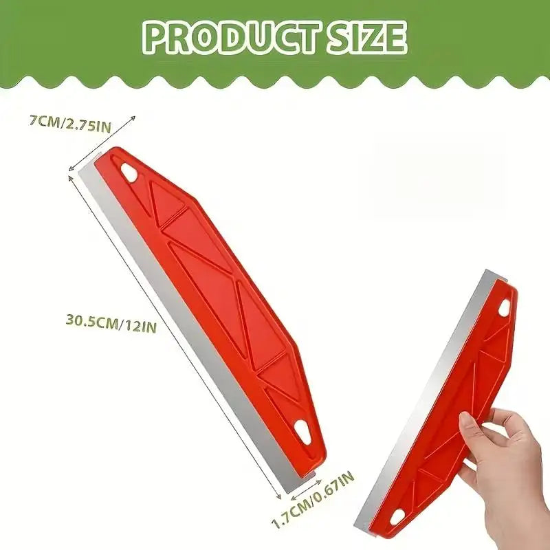 Heavy-Duty Paint Edge Guard – Stainless Steel Non-Slip Handle Paint Edge Guard Axl 1pcs red