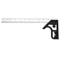 Stainless Steel Combination Square – 45° & 90° Woodworking Ruler Combination Square Ruler Axl 1pcs