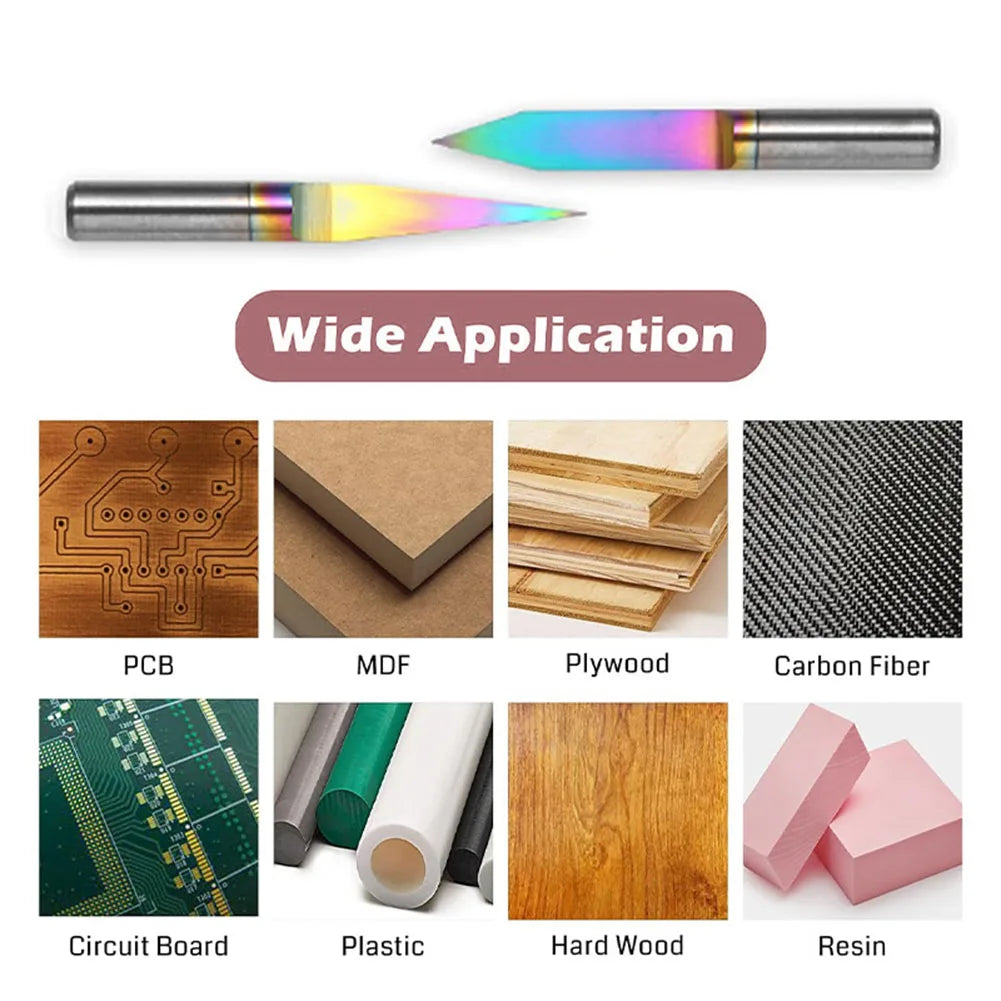 3-Pc Tapered Ball Nose End Mill Set – 1/8 Shank Router Bits Engraving Router Bits Axl China Mainland