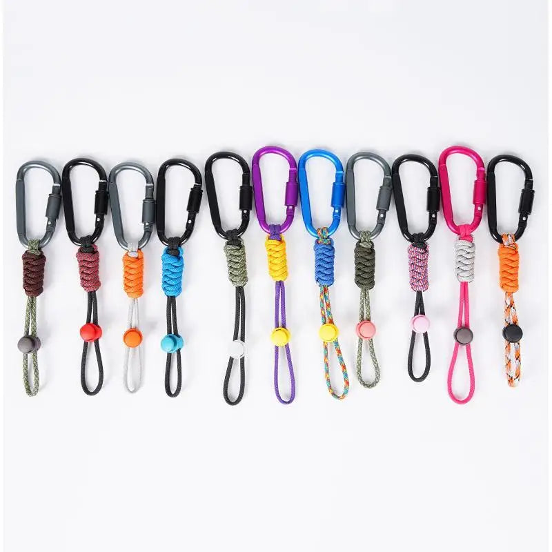 Paracord Water Bottle Carabiner Hook – Hiking & Cycling Clip Carabiner Bottle Clip Axl