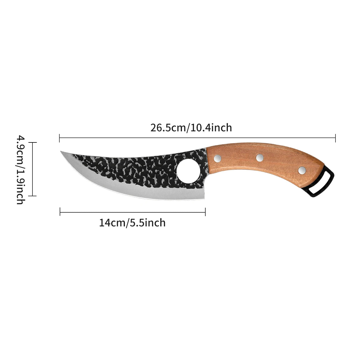 Handmade Forged Chef Knife – Meat Cleaver & Boning Knife Kitchen Chef Knife Axl