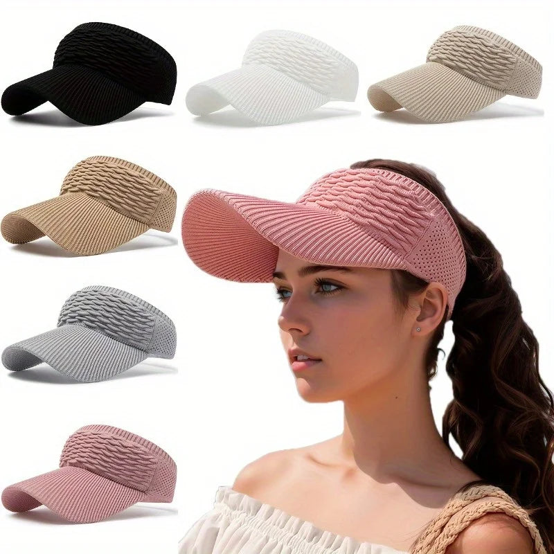 Women's Wide Brim Knit Sun Hat – Breathable Beach & Outdoor Cap Women's Sun Hat Axl