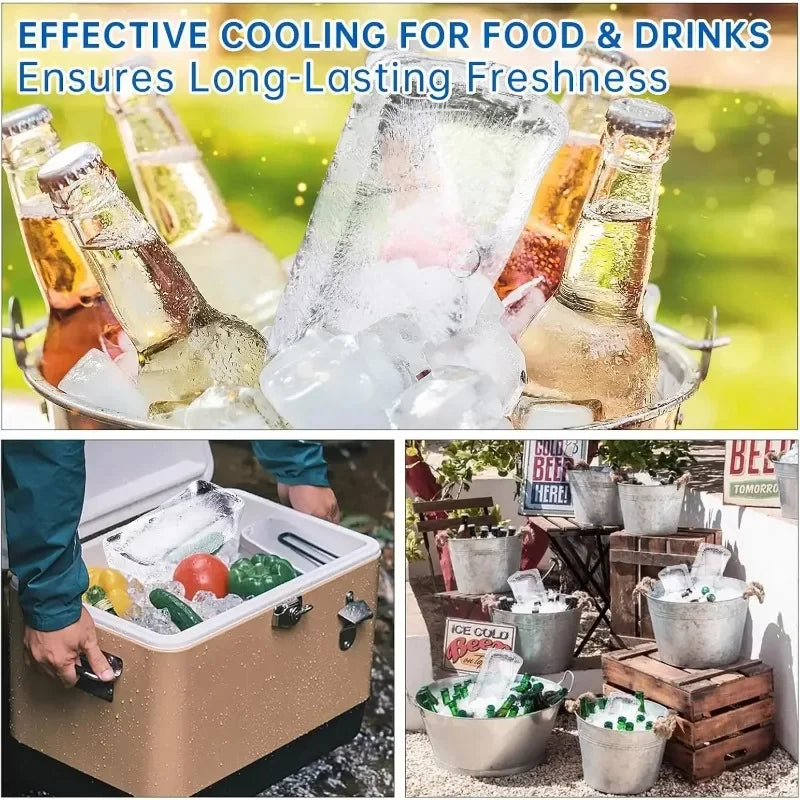 Oversized Silicone Ice Block Mold – Large Ice Cube Tray 1/3/5 Pc Silicone Ice Mold Axl