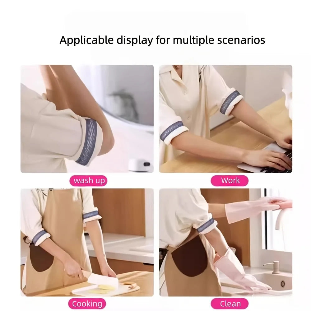 12-Pack Elastic Anti-Slip Arm Bands – Sleeve Cuff Holders Sleeve Cuff Bands Axl