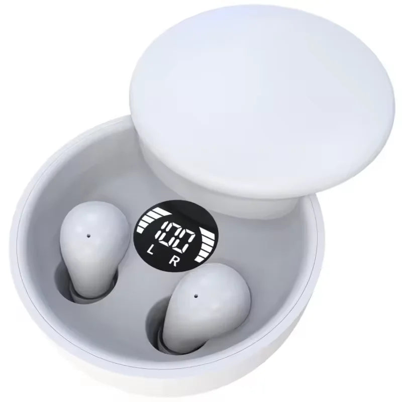 SK26 Mini Bluetooth Earbuds – Sleep, Work & Sports TWS Wireless Earbuds Axl WHITE