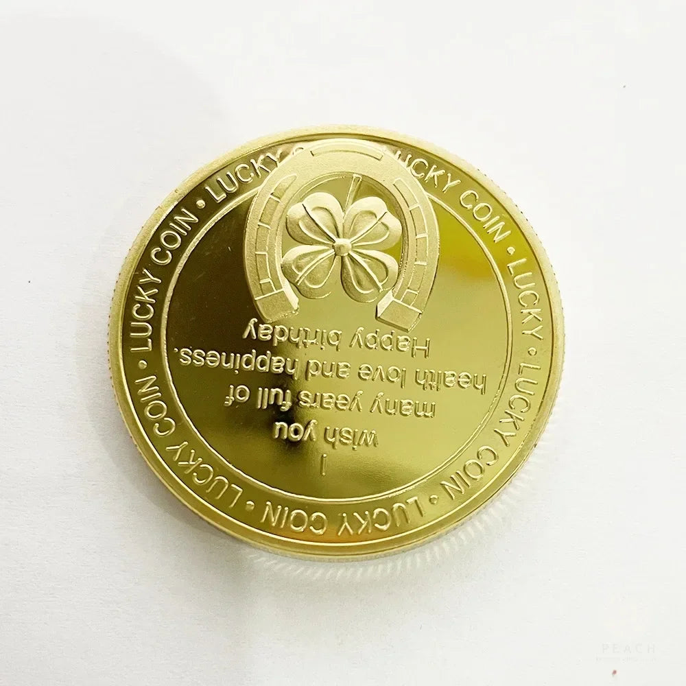 Commemorative Medal Lucky Coin | Birthday & Festival Gift Commemorative Coin Axl
