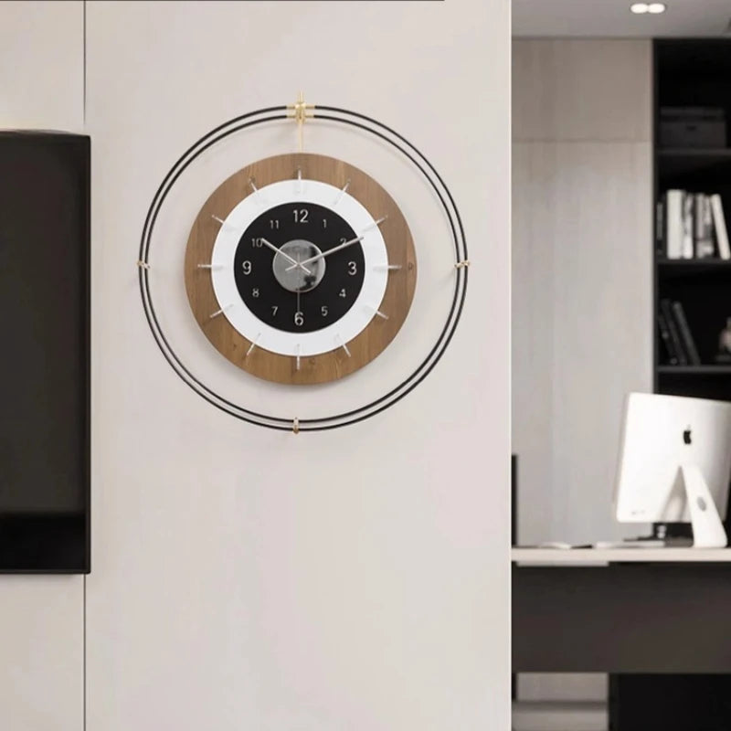60cm Nordic Silent Wall Clock – Light Luxury Home Décor Silent Wall Clock Axl