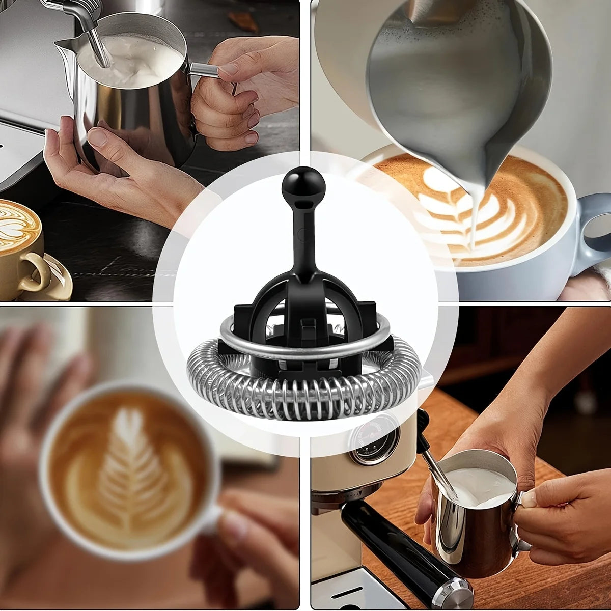 Milk Frother Replacement Whisks – 2-in-1 Coffee Accessory Frother Replacement Parts Axl
