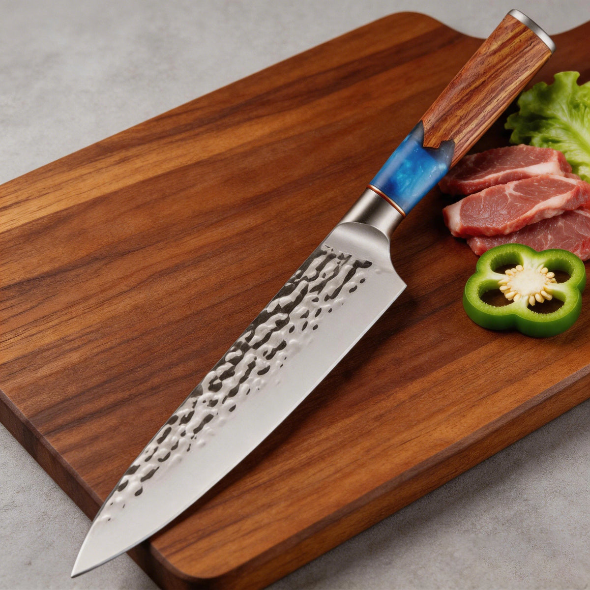 Professional 8-Inch Forged Stainless Steel Kitchen Knife Chef's Kitchen Knife Axl