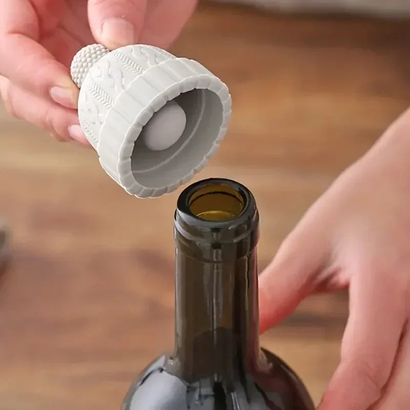 Silicone Little Red Riding Hood Wine Bottle Stopper & Cap Wine Bottle Stopper Axl