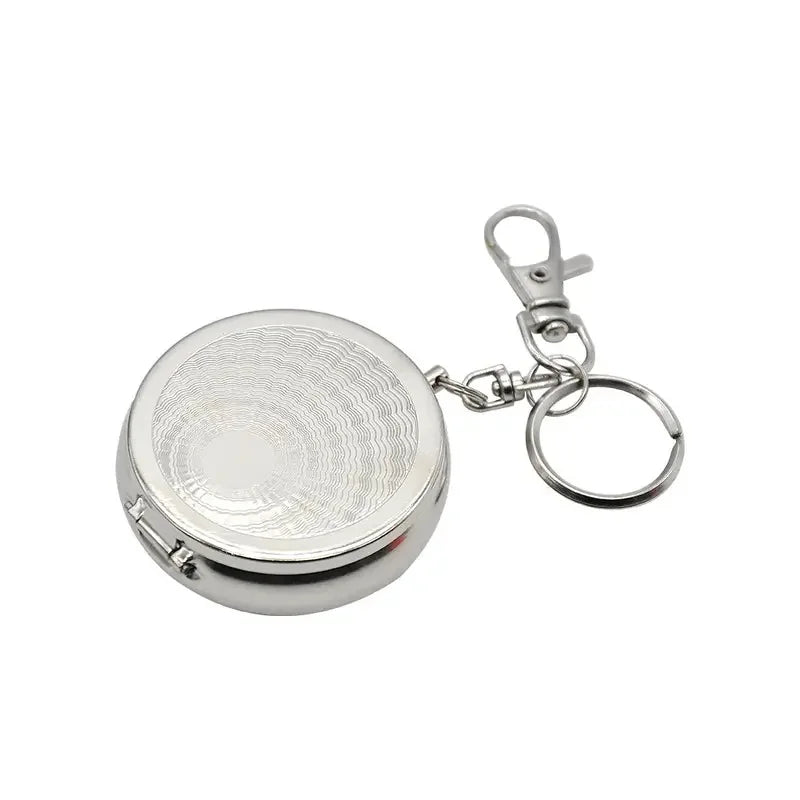 Portable Mini Metal Ashtray – Pocket Watch Keychain Design Portable Keychain Ashtray Axl