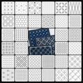 Sashiko Embroidery Stencils 9/32Pcs – Geometric PET Templates Embroidery Stencil Set Axl 32Pcs
