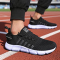 Women's Breathable Mesh Running Shoes – Lightweight Sneakers Women's Athletic Shoes Axl Black White 40
