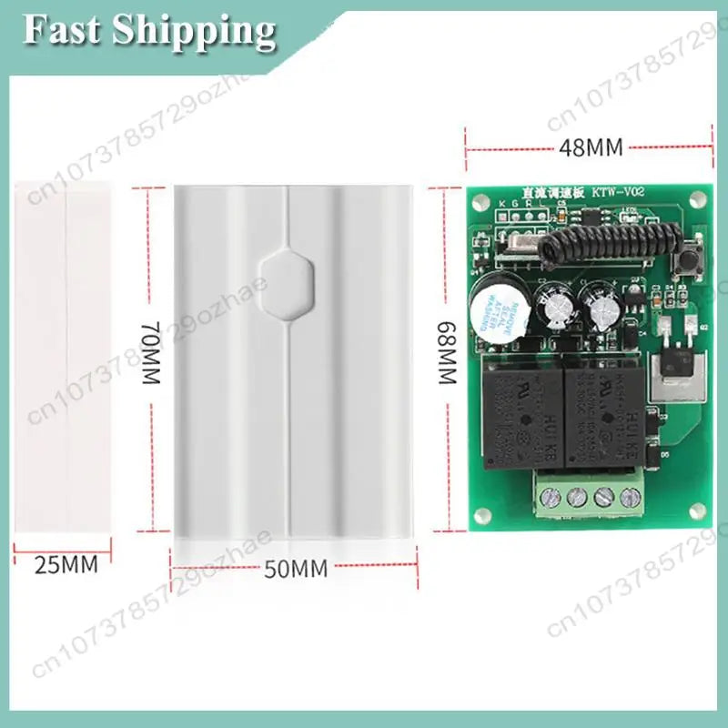 DC12V Wireless Remote Motor Speed Controller Kit | Dining Table Motor Speed Controller Axl