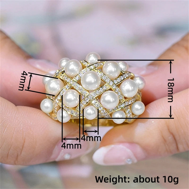 Huitan Women's CZ Wedding Ring – Pave Set Cubic Zirconia Fashion Ring Axl