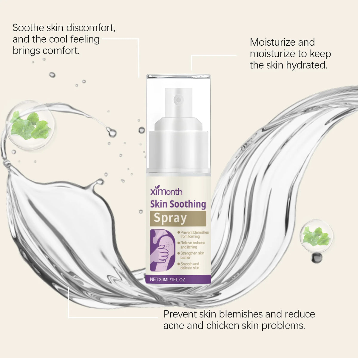 Ximonth Botanical Hydrating Face Mist – Calming Skin Spray Hydrating Face Mist Axl