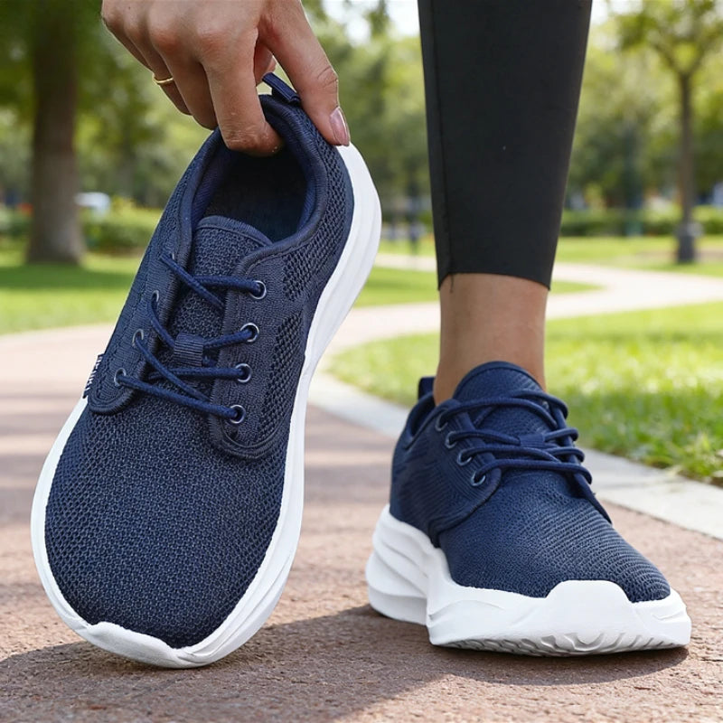 DQTBE Wide Toe Box Barefoot Shoes | Unisex Mesh Walking Shoes Barefoot Walking Shoes Axl