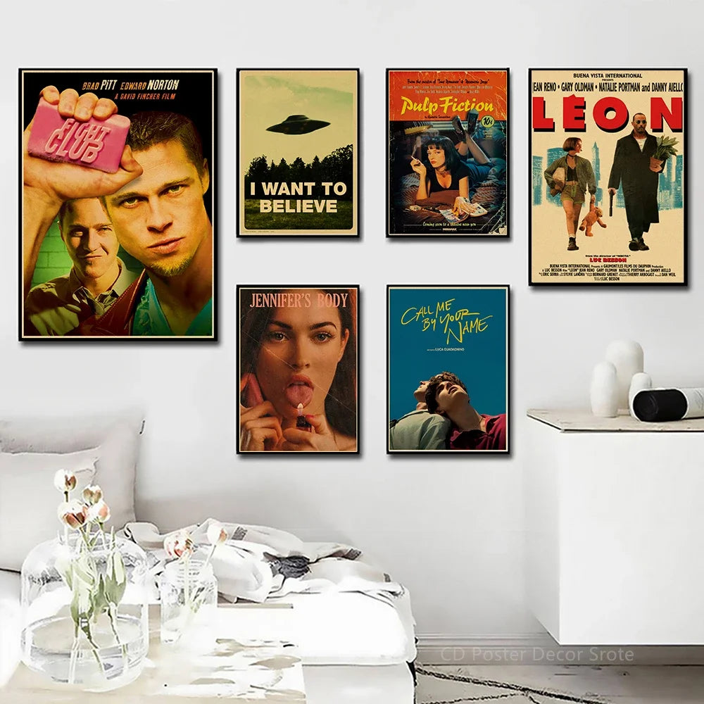 Vintage Retro Movie Poster – Classic Film Wall Art Print Retro Movie Poster Axl
