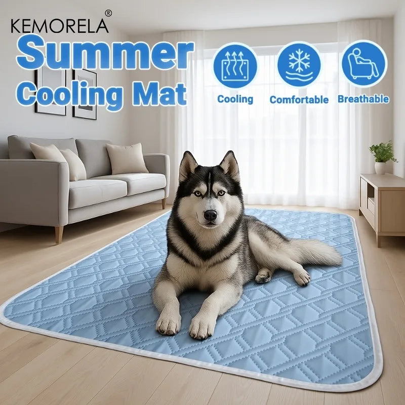 KEMORELA 3-Pack Dog Cooling Mat – Breathable Washable Pet Pad Pet Cooling Mat Axl