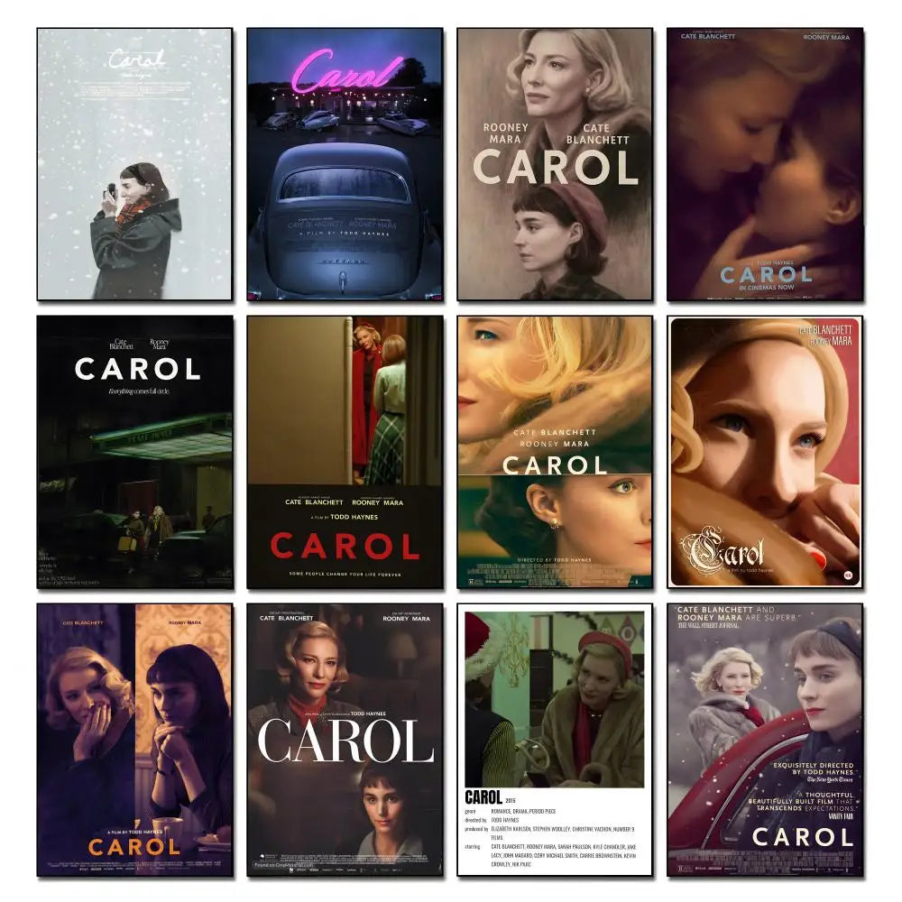 Carol Movie Poster – HD Waterproof Wall Art for Home Décor Movie Art Poster Axl