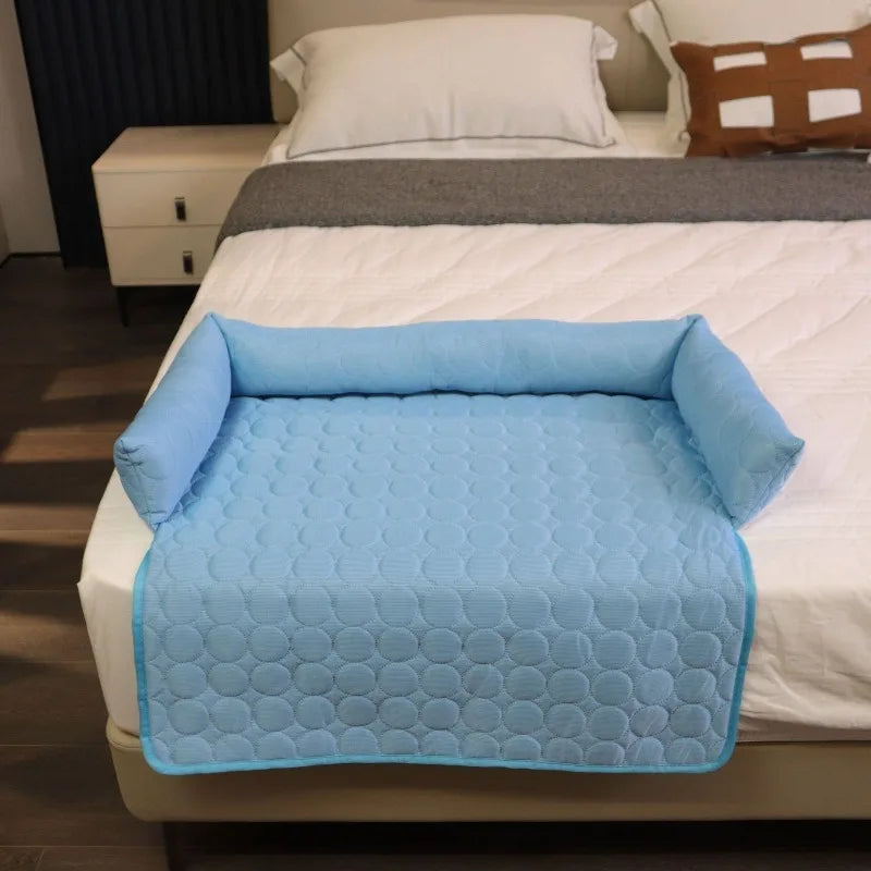 Ice Silk Pet Cooling Mat – Summer Pad for Dogs & Cats Pet Cooling Mat Axl