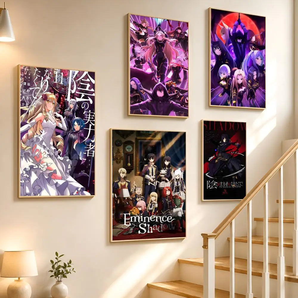 Eminence in Shadow Anime Poster – HD Waterproof Wall Sticker Anime Wall Sticker Axl