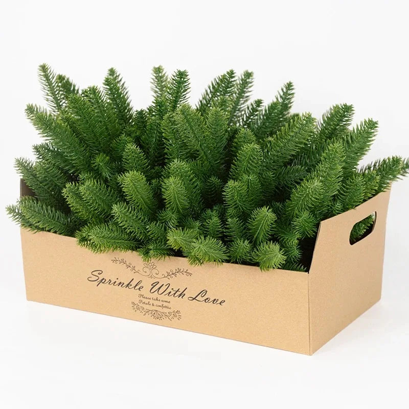 Artificial Pine Branches Greenery for Wreaths & Holiday Decor Artificial Greenery Axl