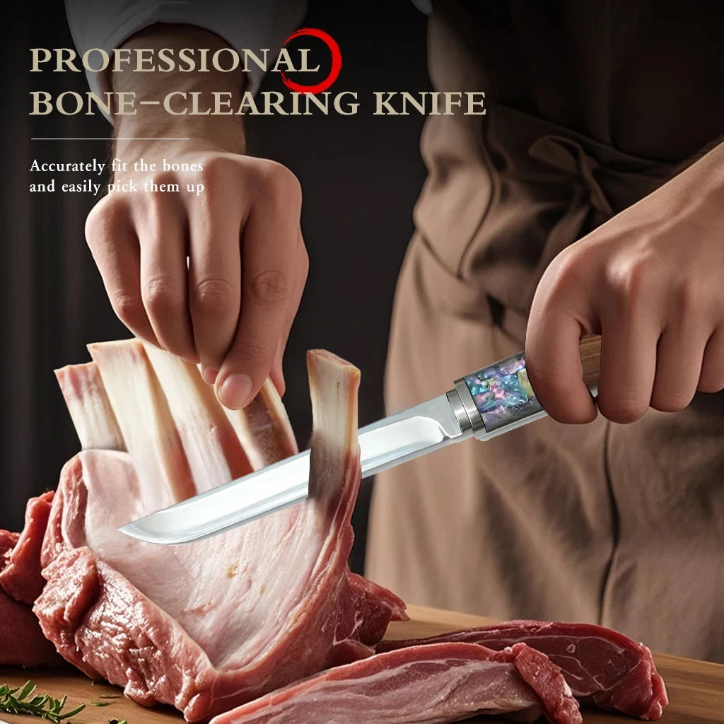 Japanese-Style Kitchen Knife | Sharp Stainless Steel, Non-Slip Kitchen Chef Knife Axl