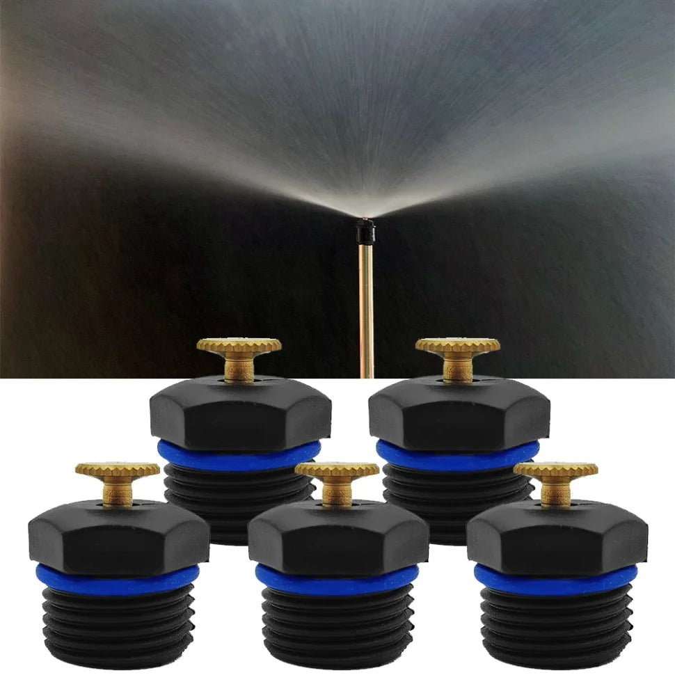 5-Pack Adjustable 1/2" Spray Nozzles | Garden Drip Irrigation Garden Spray Nozzle Axl