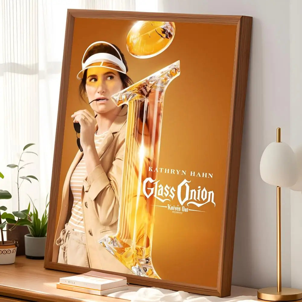 Glass Onion Knives Out Poster – Self-Stick HD PVC Wall Art Wall Art Poster Axl