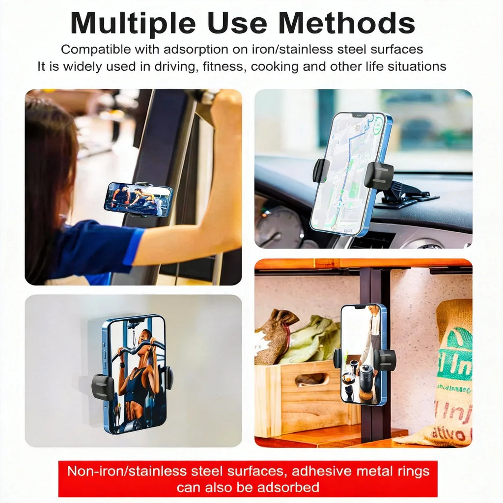 Magnetic Car Phone Holder – Universal Dashboard Mount iPhone & Android Car Phone Mount Axl