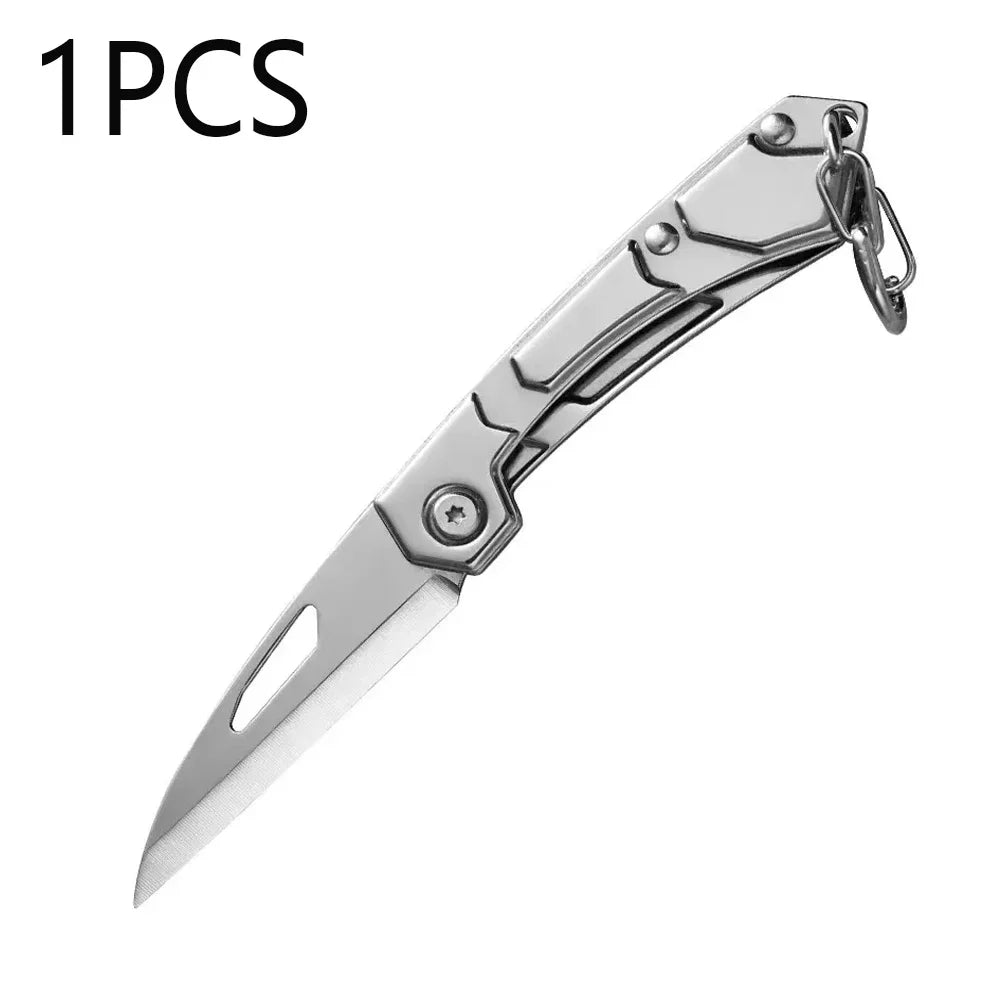Stainless Steel Folding Pocket Knife – Portable Outdoor Multi-Use Folding Pocket Knife Axl 1pcs