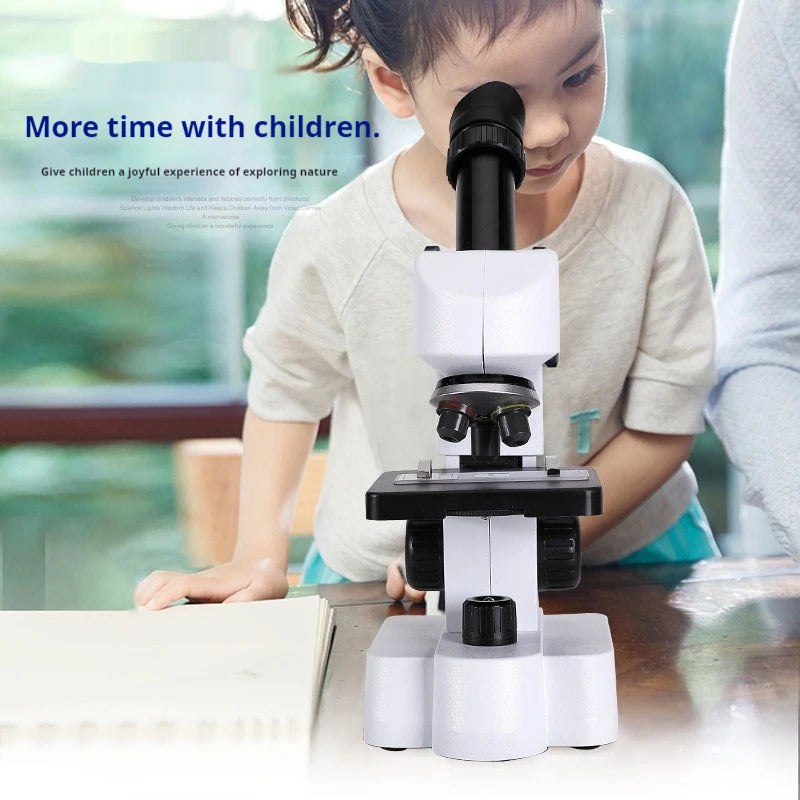 800X Kids Optical Microscope – HD Science Experiment Kit Children's Microscope Axl
