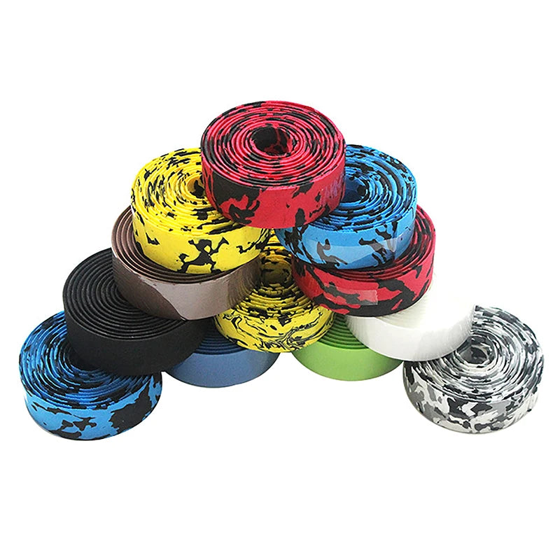 EVA Bicycle Handlebar Tape 2PCS – Reflective Wrap & Bar Plugs Handlebar Tape Axl