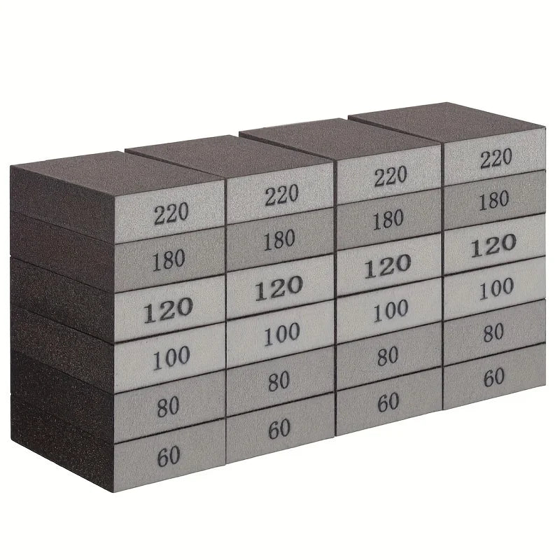 Sand Block Sandpaper Kit – Wood & Drywall Abrasive Sanding Block Abrasive Sanding Block Axl 24pcs set