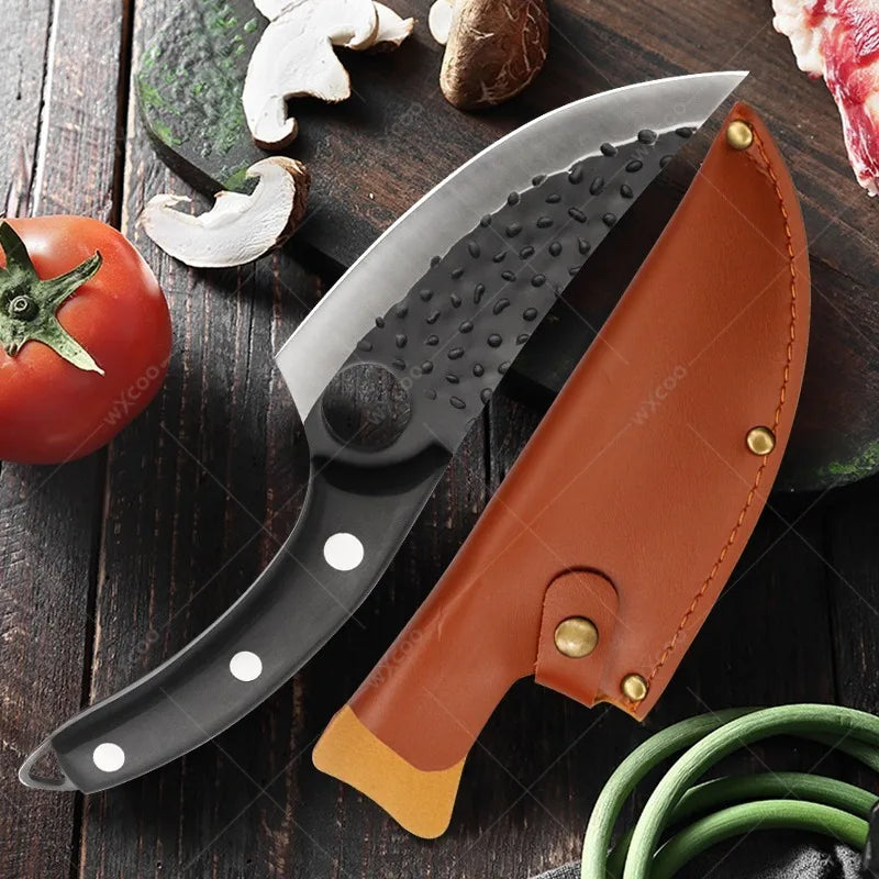 WXCOO Stainless Steel Chef Knife with Wood Handle | Kitchen Kitchen Chef Knife Axl
